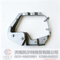 厂家供应重卡配件 重汽豪沃T7H汕德卡驾驶室前大灯左支架WG9722931011