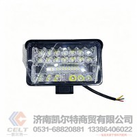 现货批发重卡车灯 四寸大视野边灯方灯LED强光超亮防水射灯12V24V超薄