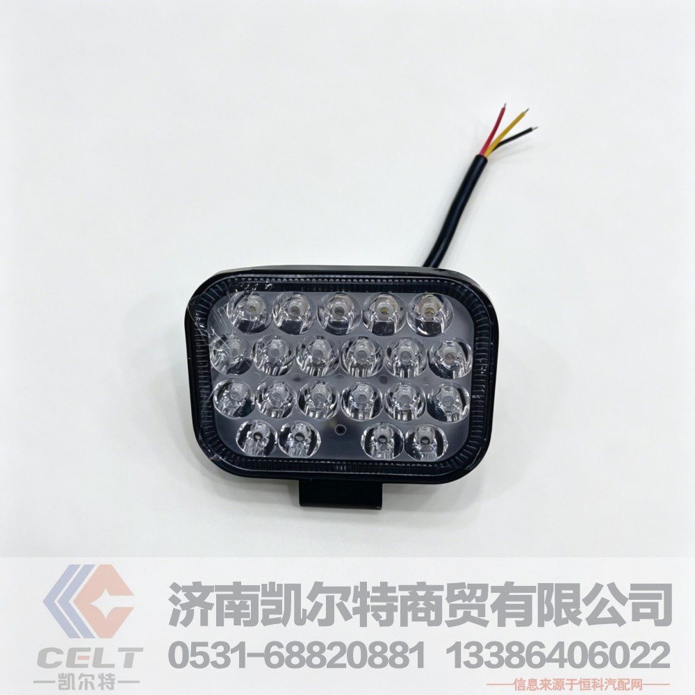 现货批发重卡车灯 三寸边灯方灯LED强光超亮防水射灯12V24V超薄车灯