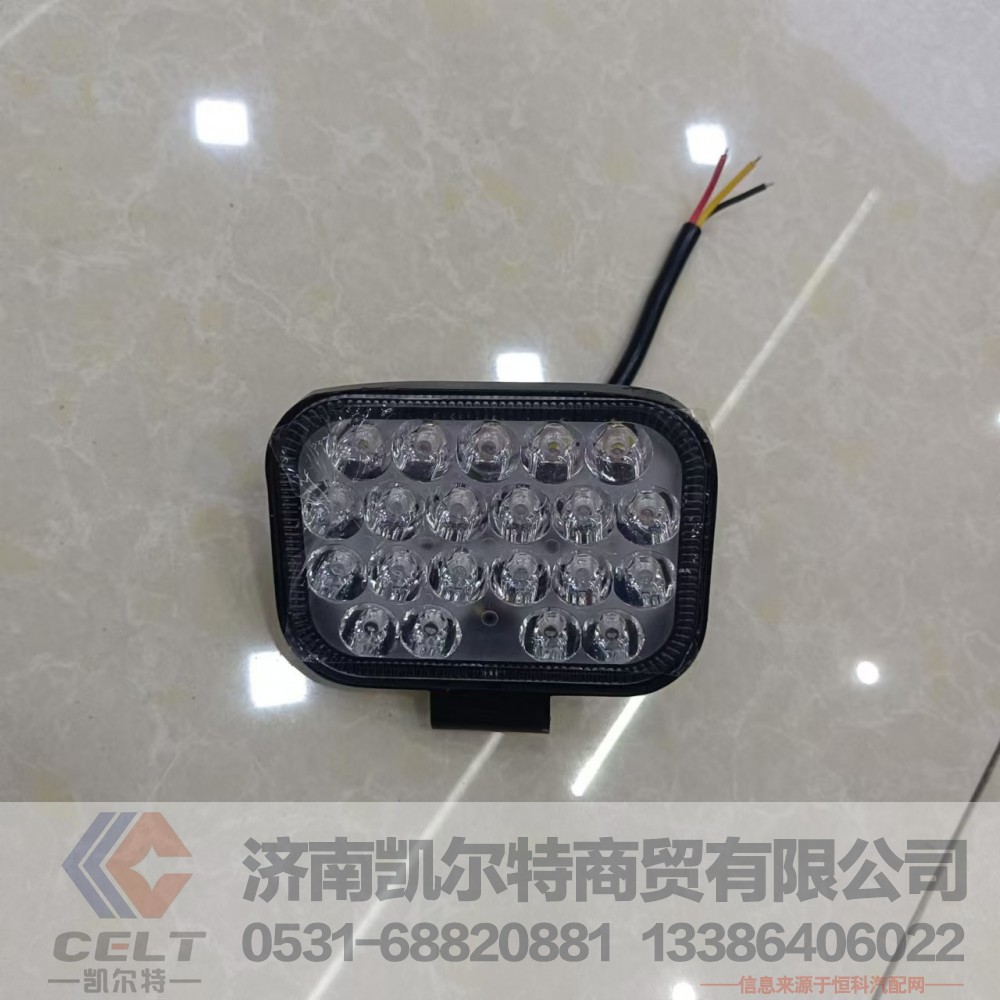 现货批发重卡车灯 三寸边灯方灯LED强光超亮防水射灯12V24V超薄车灯/