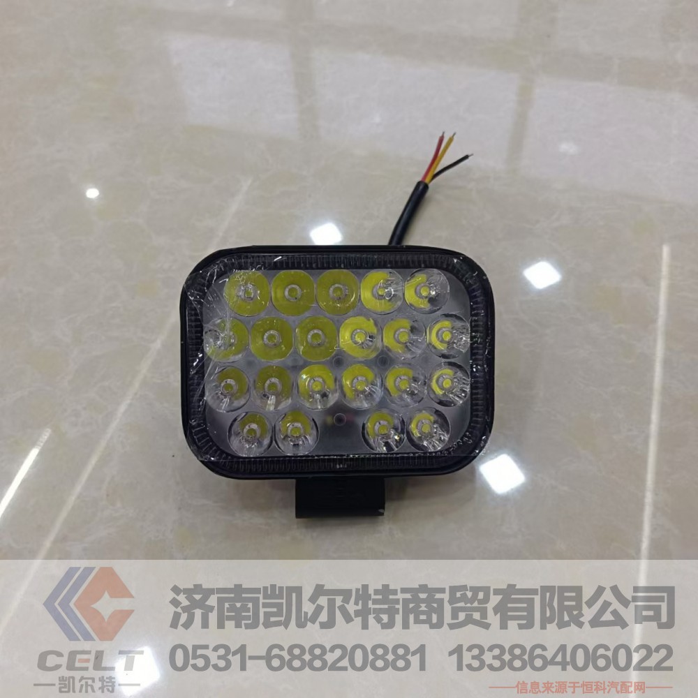 现货批发重卡车灯 三寸边灯方灯LED强光超亮防水射灯12V24V超薄车灯/
