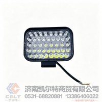 厂家供应重卡配件 43颗高亮LED射灯12V24V超亮大灯倒车灯铝壳超薄