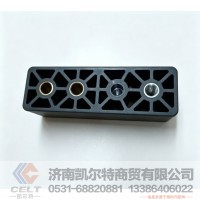 蓄电池箱体连接支架抬高90mm（塑料+金属衬套）DZ97189762060电瓶连接支架