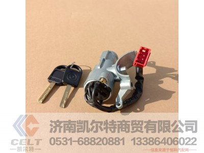 WG9725580097,钥匙起动开关锁体总成,济南凯尔特商贸有限公司