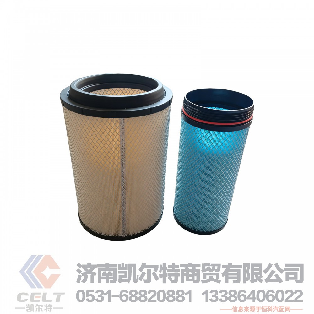 陕汽德龙x3000 f3000空气滤清器滤芯SZ919000894空滤滤芯 K2841PU滤芯