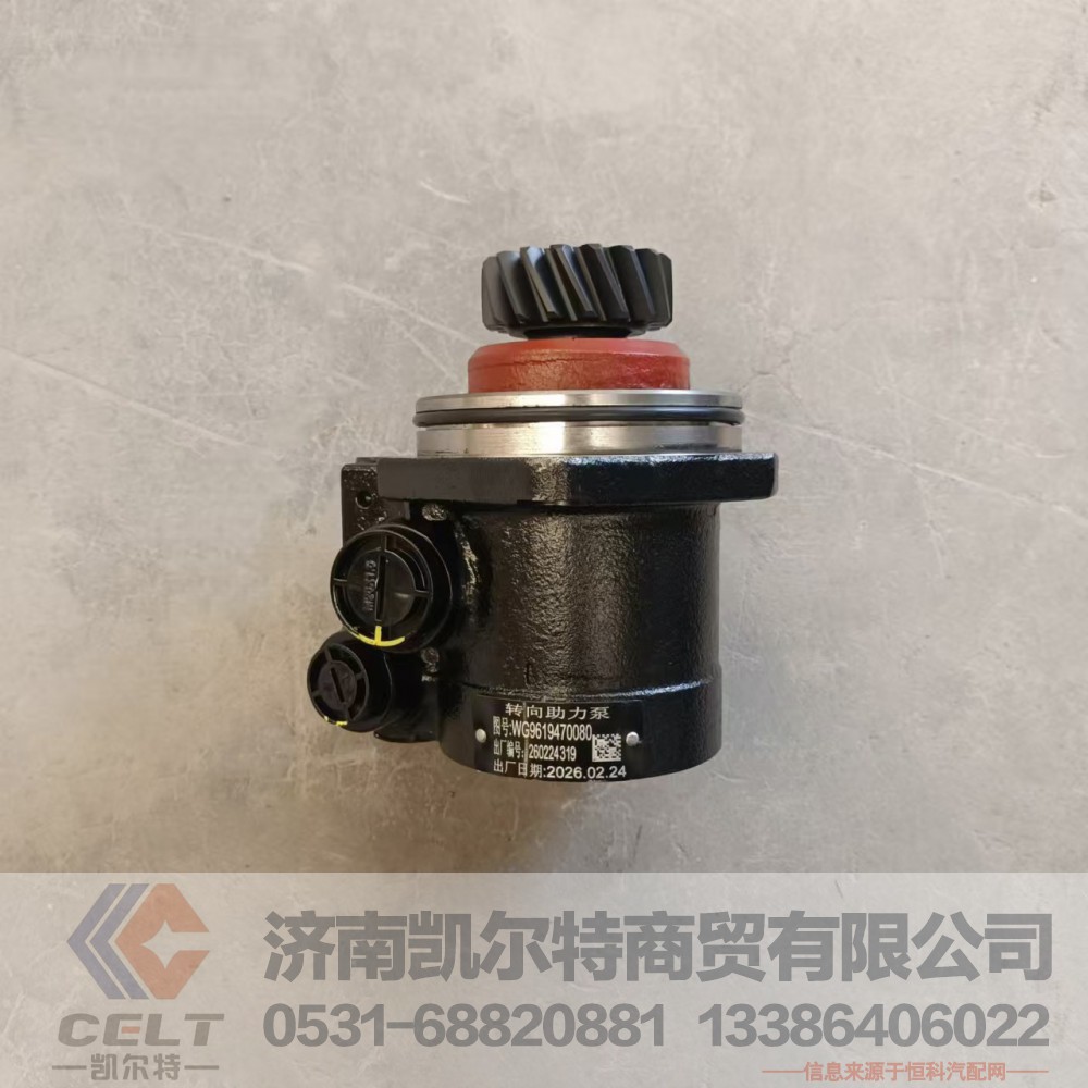 WG9619470080,转向助力叶片泵,济南凯尔特商贸有限公司