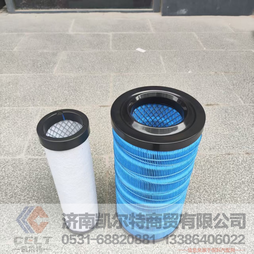 厂家供应陕汽重汽配件 空气滤清器空气滤芯 K2037PU空滤 型号齐全