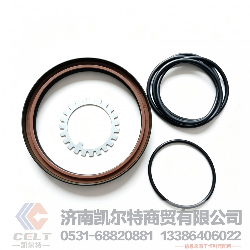 供应重汽配件 后轮油封WG9981340113 双封一体轴密封圈190*220*30图1
