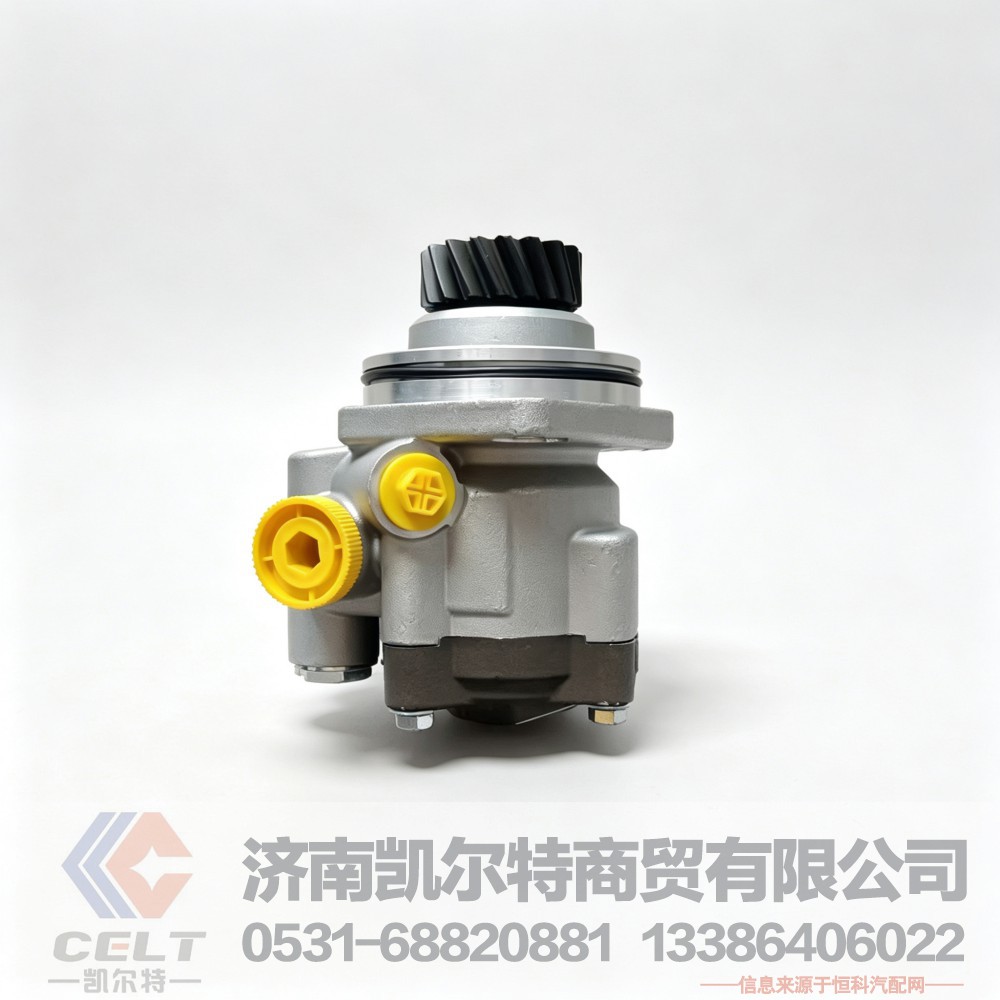 重汽豪沃TX TH7汕德卡豪瀚 转向助力叶片泵WG9731478037转向铝泵图1
