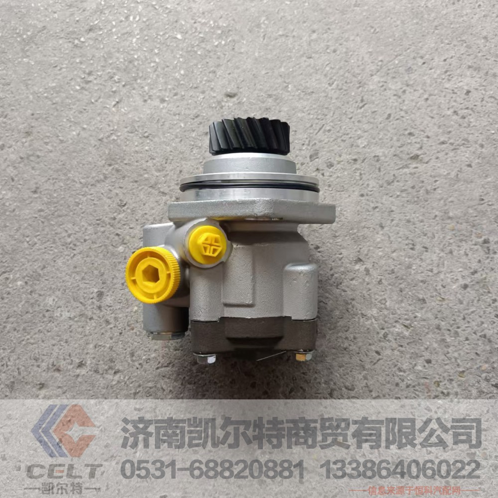 重汽豪沃TX TH7汕德卡豪瀚 转向助力叶片泵WG9731478037转向铝泵图2