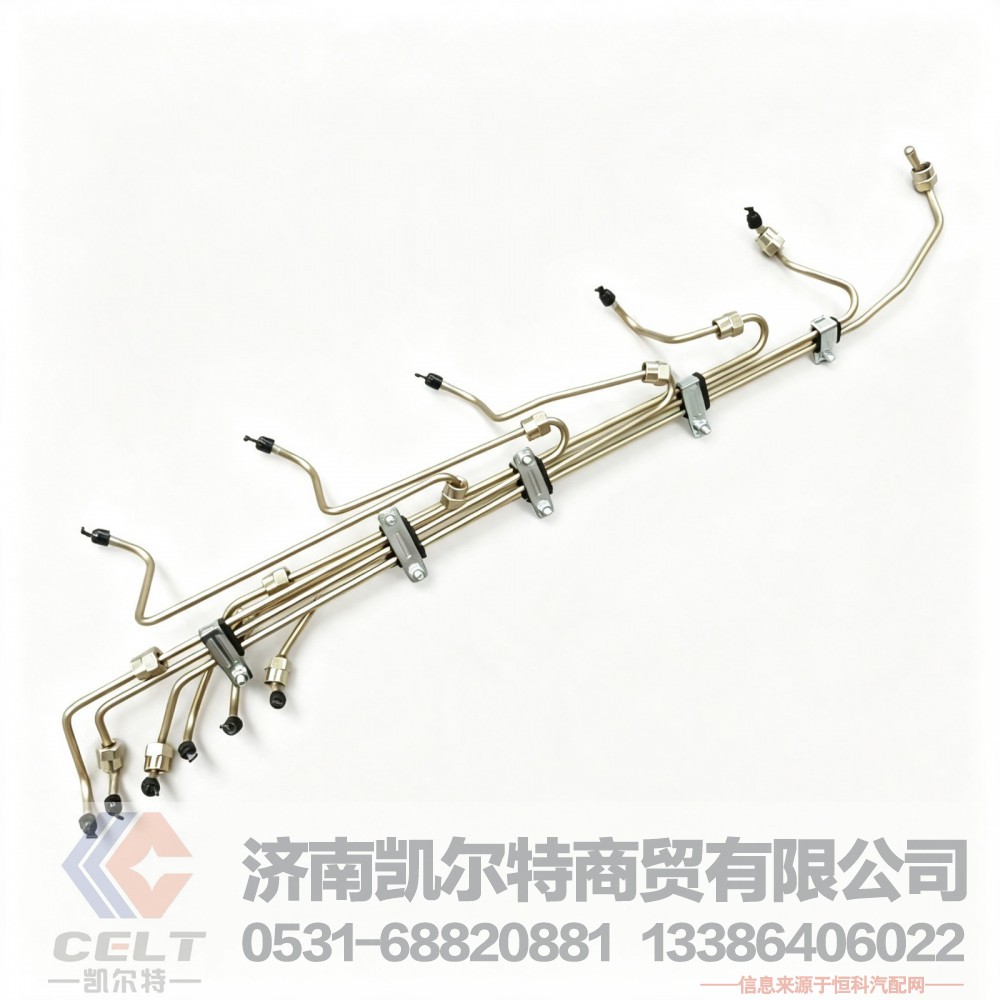 潍柴WP12 WP13发动机配件 燃油管高压油管总成BY1003175777/BY1003175777