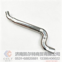 陕汽德龙F2000 F3000中冷器进气钢管DZ95259534048 散热器管 不锈钢管