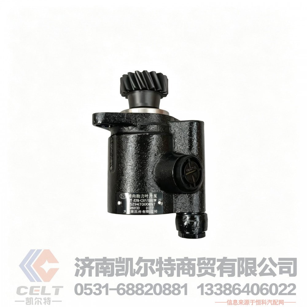 转向助力泵SZ947000857 陕汽德龙F3000X3000新M3000方向机助力泵液压泵叶片泵