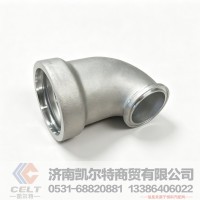 供应重汽豪沃曼MC13发动机进气弯管201V09411-0665中冷前进气管铝管