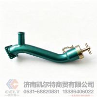 重汽D10豪沃金王子发动机机油加油管总成VG2600010636加油机短管铁管