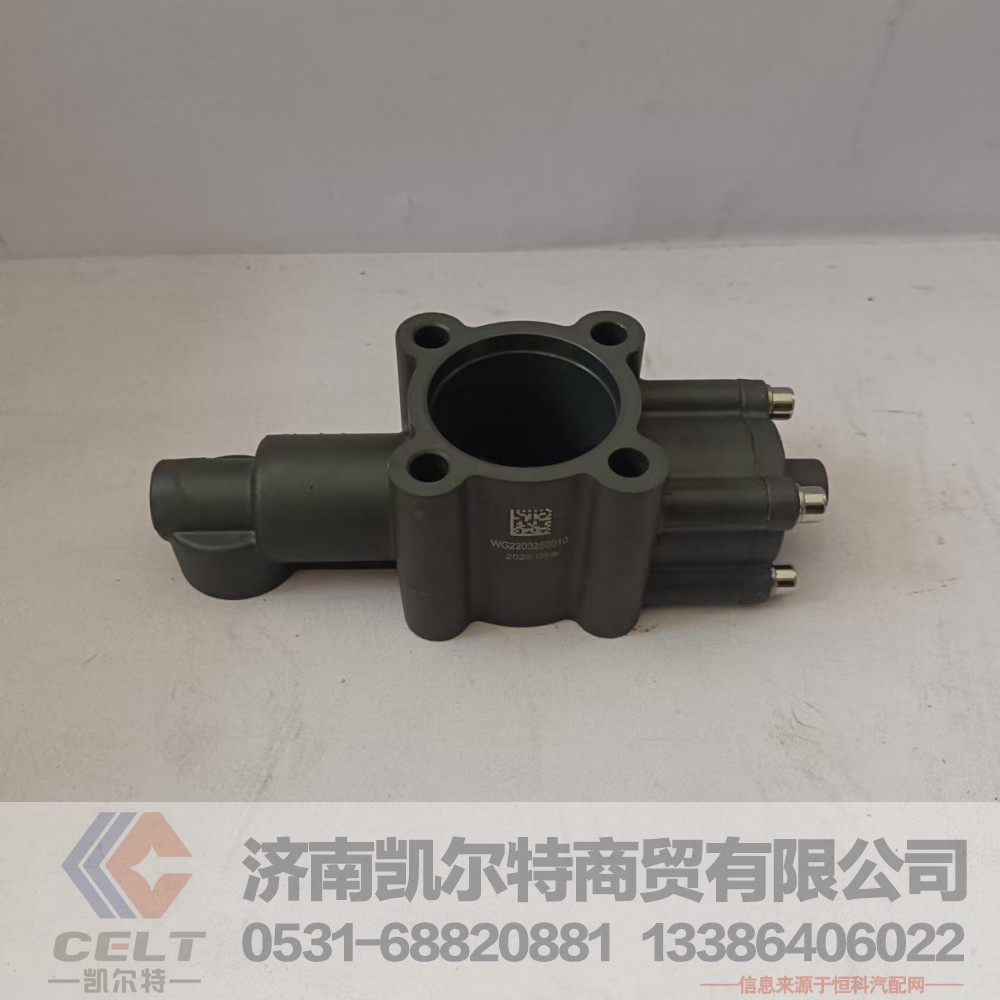 厂家供应重汽豪沃A7变速箱十档顶盖气控锁止阀总成WG2203250010/WG2203250010