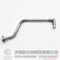 潍柴WP10发动机增压器回油管612600113673 波纹回油管增压器润滑油管
