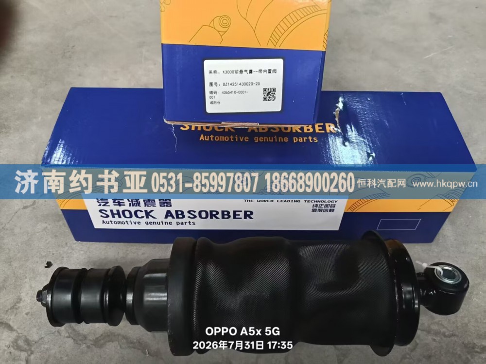 DZ14251430020气囊减震器