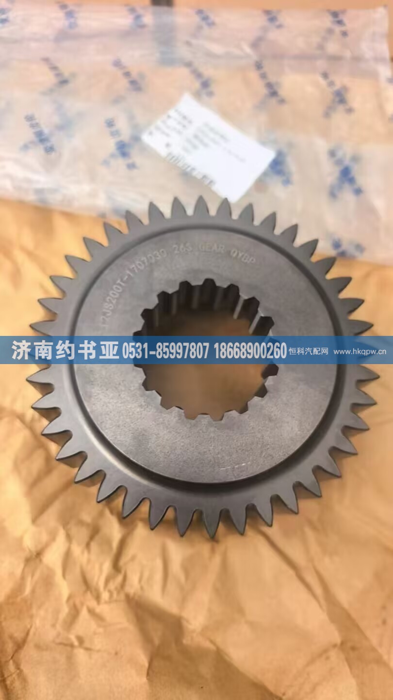 12JS200T-1707030,12JS200T-1707030齿轮,济南约书亚汽车配件有限公司（原华鲁信业）