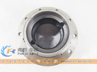 DZ91129340119,后轮毂 Rear hub,山东弗凯车桥重卡零部件制造有限公司