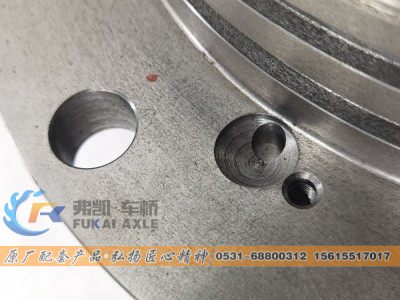 DZ91129340119,后轮毂 Rear hub,山东弗凯车桥重卡零部件制造有限公司