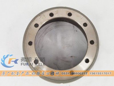 WG7113450402,后制动鼓 Brake Drum,山东弗凯车桥重卡零部件制造有限公司