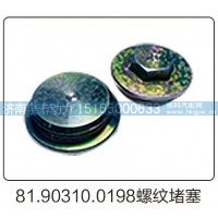 81.90310.0198螺纹堵塞