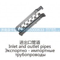 进出口管道Inlet and outlet pipes