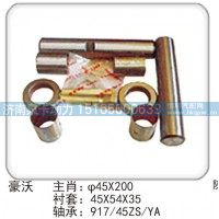 豪沃 主肖：φ45X200 衬套：45X54X35 轴承：917/45ZS/YA