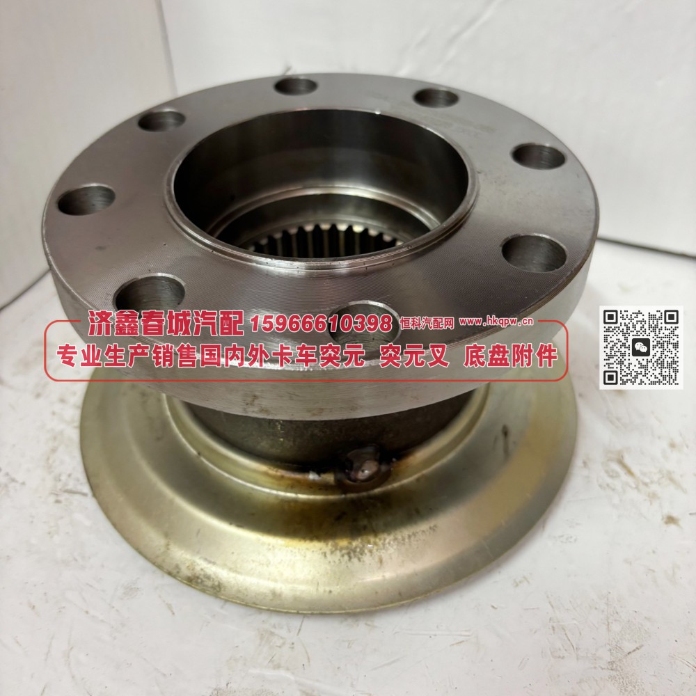 DDAC2402ZS02HSB-065中间轴突元 凸缘（8 孔贯通轴法兰）165*8*34*99φ94X20 齿长56防尘盘φ184外止口φ95 8孔M16/DDAC2402ZS02HSB-065