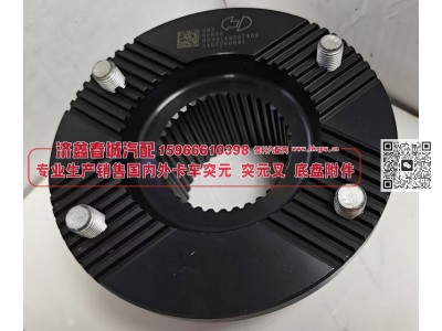HD90149327405汉德贯通轴突缘 突元（原厂）180X4X36X80φ100X28 齿长65防尘盘φ142图1