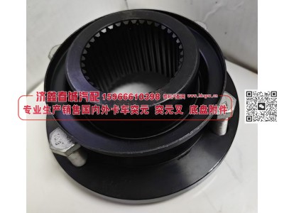 HD90149327405汉德贯通轴突缘 突元（原厂）180X4X36X80φ100X28 齿长65防尘盘φ142图2