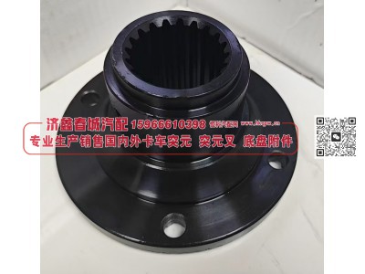 轻卡中间轴突元 法兰 方盘4*20*86φ69X9 φ80X4 齿长61 内止口φ108孔16图2