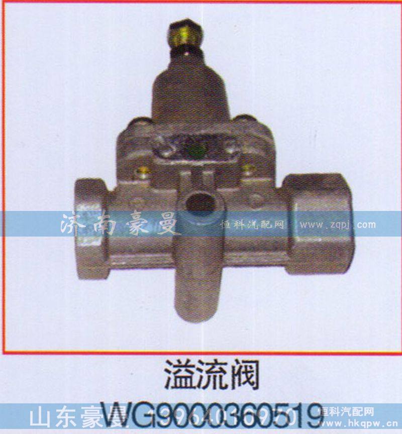 WG9000360519,溢流阀,山东豪曼汽车配件有限公司