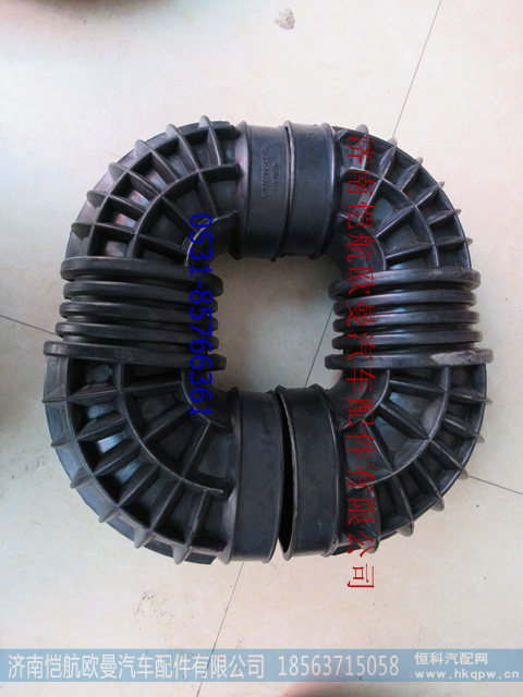 H0119206000A0,增压器U形进气弯管橡胶,济南恺航欧曼汽车配件有限公司