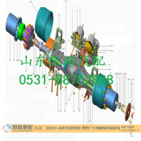 QT300SN2-2402000,后桥中段,山东凯路汽车零部件制造有限公司