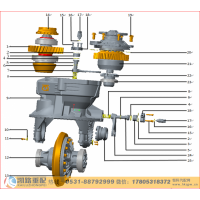 QT398S3-2501000-L,中桥壳,山东凯路汽车零部件制造有限公司