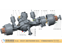 QT398S7-2501000,中桥壳,山东凯路汽车零部件制造有限公司