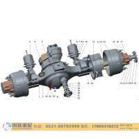 QT398S7-2501000,中桥壳,山东凯路汽车零部件制造有限公司