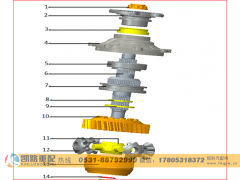 QT398S4-2501000-L,中桥壳总成,山东凯路汽车零部件制造有限公司