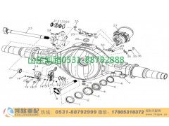 DZ9112340113,后制动凸轮轴(左),山东凯路汽车零部件制造有限公司