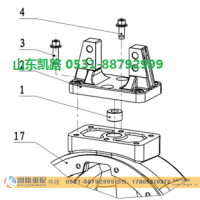 199000340057,后制动间隙调整臂（右）,山东凯路汽车零部件制造有限公司