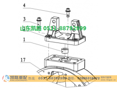 DZ9100340044,后制动间隙调整臂（自动 右）,山东凯路汽车零部件制造有限公司