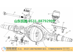 DZ9112360305,膜片式弹簧制动气室(30/24),山东凯路汽车零部件制造有限公司