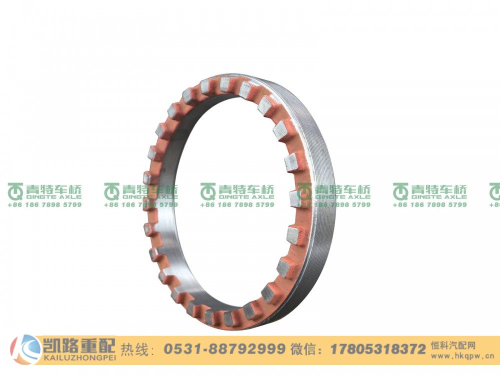 山东凯路车桥欧曼青岛一汽车青特QT485D217-2402223_B.A_差速器轴承左调整环