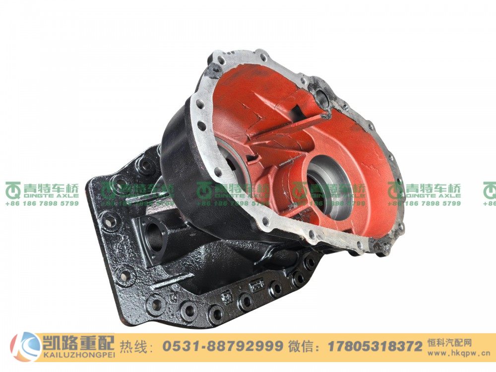 QT233S4-2502110,中桥主减速器壳,山东凯路汽车零部件制造有限公司