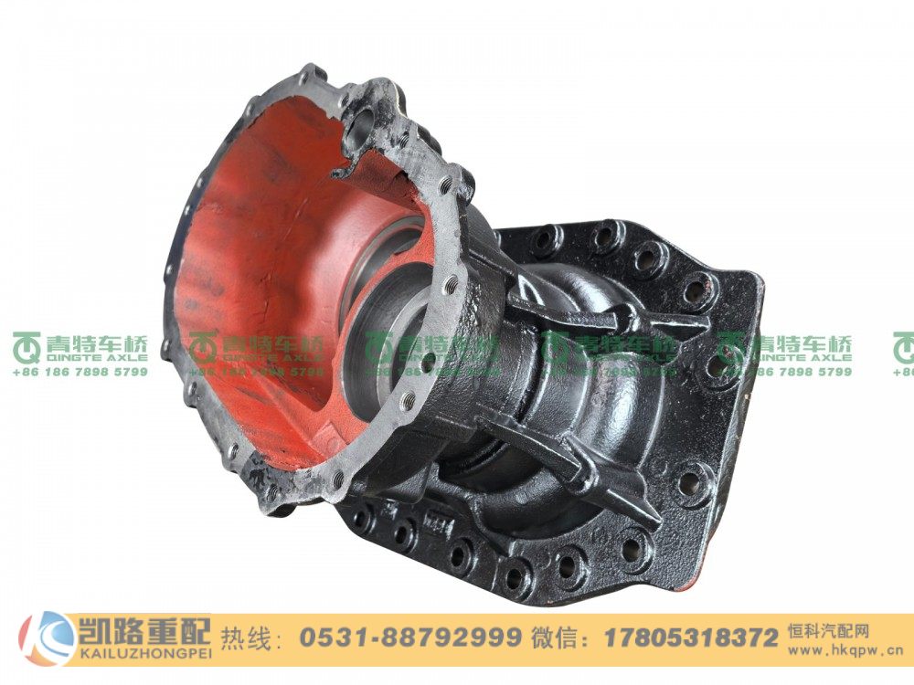 QT233S4-2502110,中桥主减速器壳,山东凯路汽车零部件制造有限公司