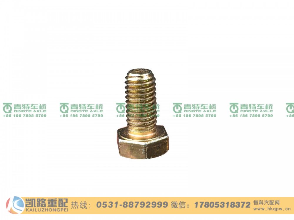 山东凯路青特车桥Q150B0816_A.A_六角头螺栓QT295S双桥