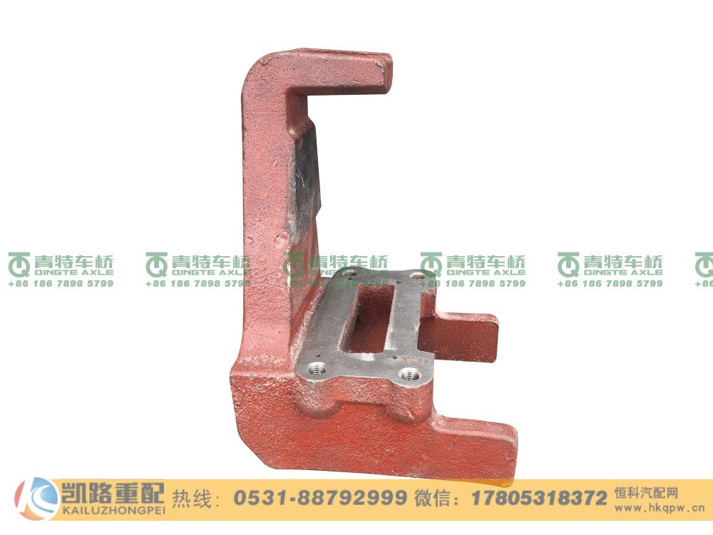 QT459S964-2912461,中橋左鋼板彈簧座,山東凱路汽車零部件制造有限公司