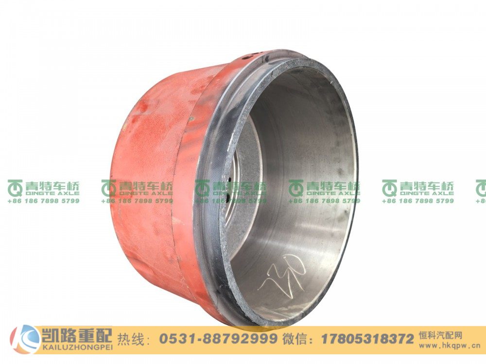 山东凯路青特车桥QT435D1002-3502051_B.A_制动鼓QT435SH双桥/QT435D1002-3502051